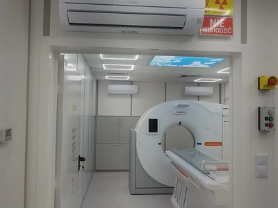 Klimatyzacja w pracowniach tomografii komputerowej